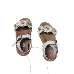 Art Class Daisy Floral Platform Girl Sandals